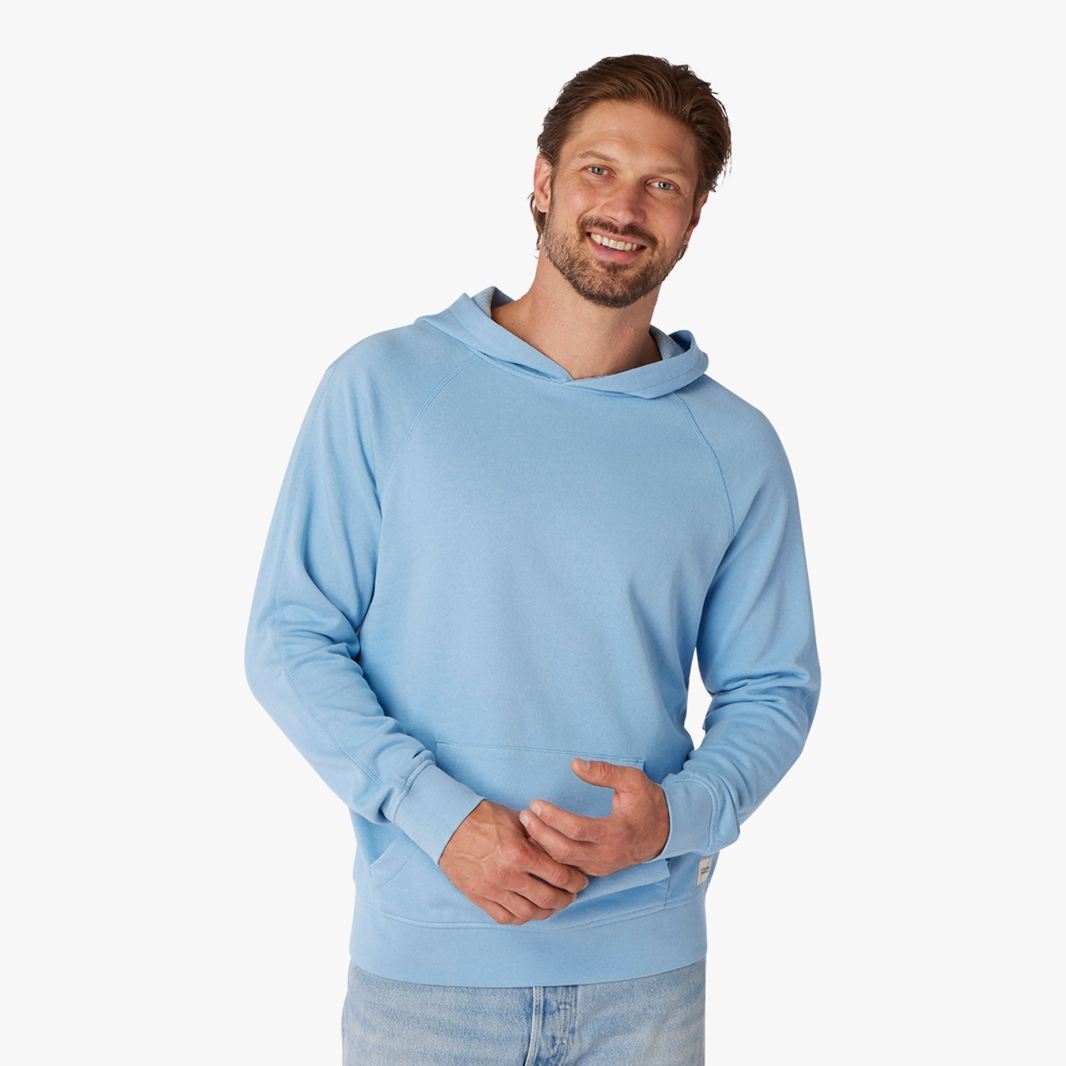  The Vintage-Wash Saltaire Hoodie | Surf Blue