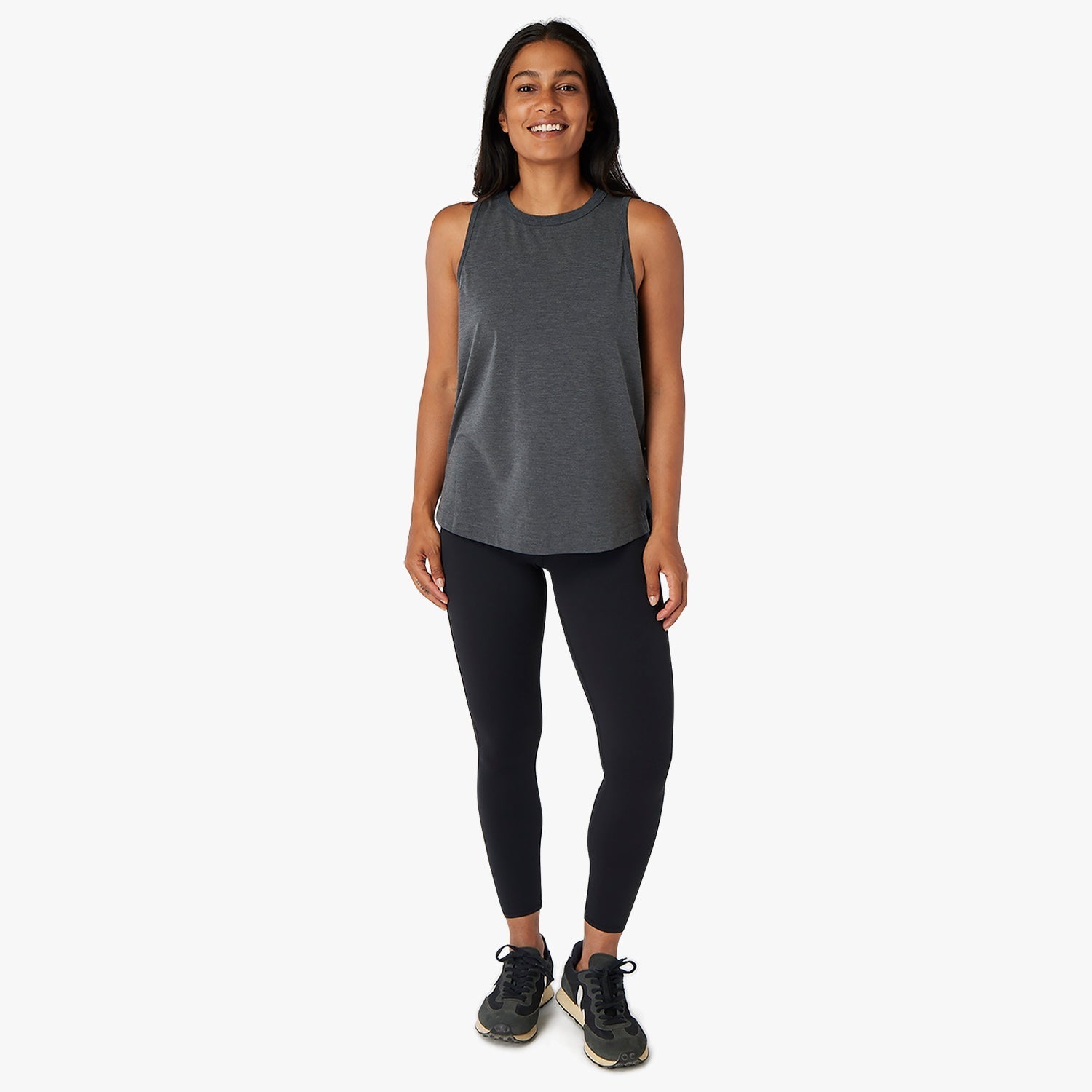  The SeaBreeze Tank Top | Black