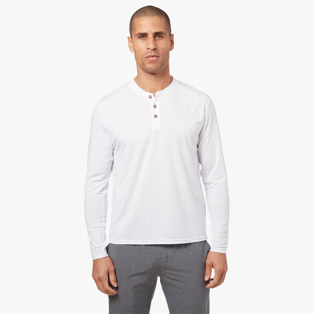  The SeaBreeze Henley | White
