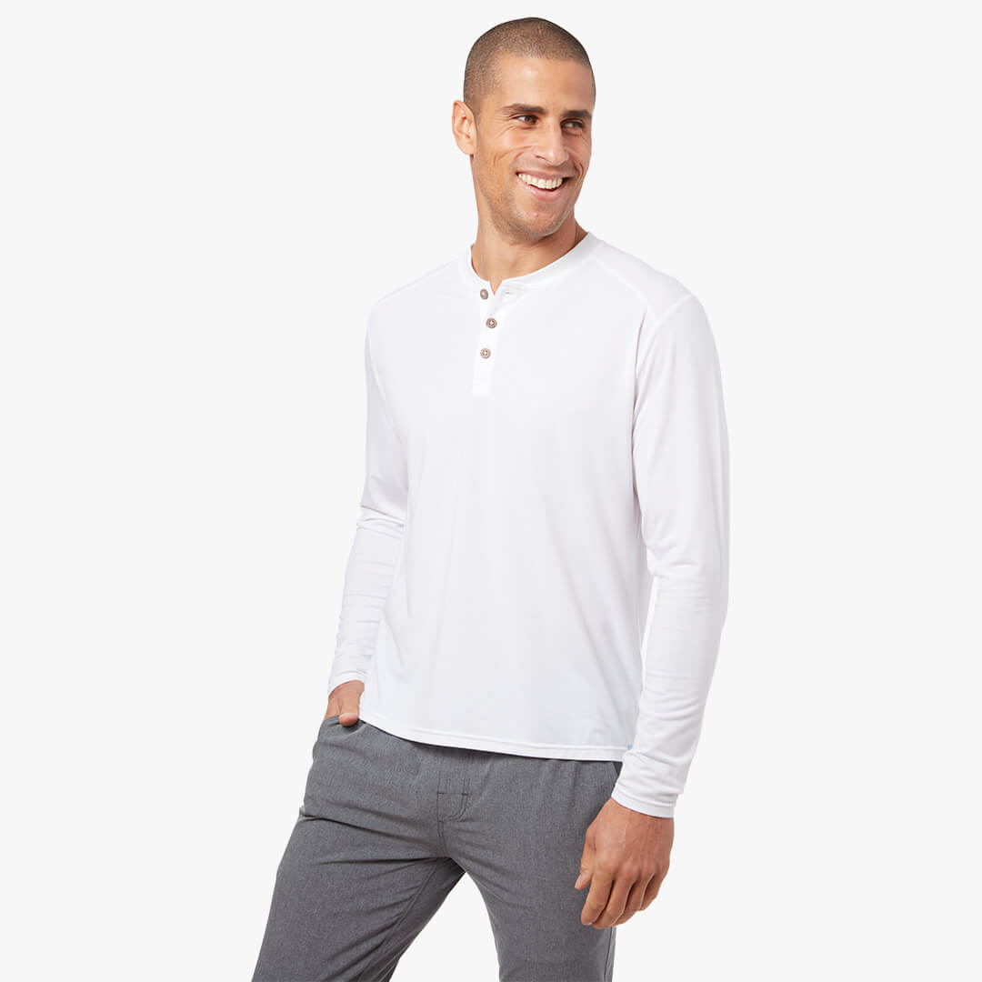  The SeaBreeze Henley | White