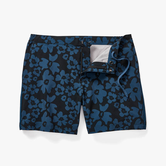  The Sextant Trunk | Navy Floral