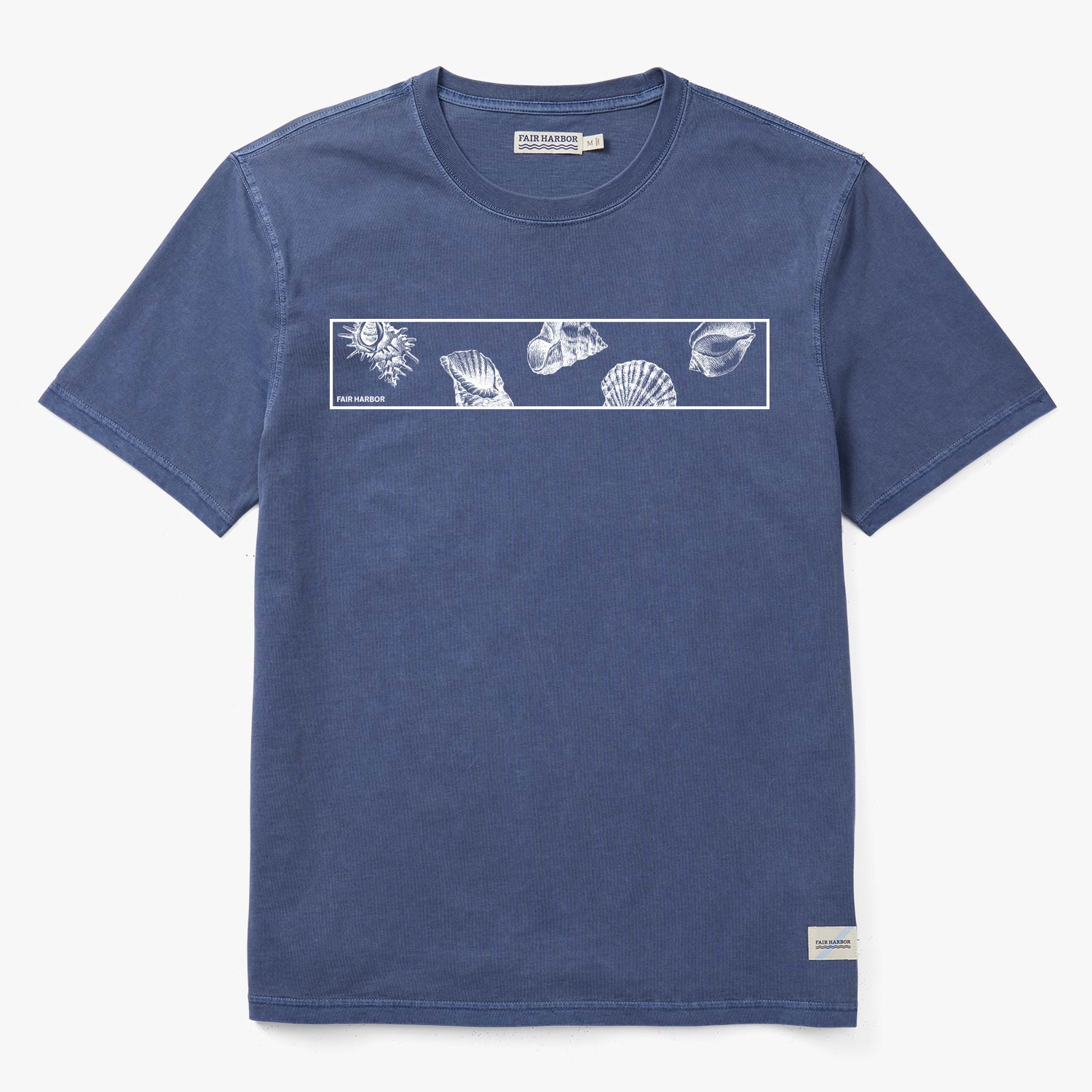  The Saltaire Graphic Tee | Navy Seashells