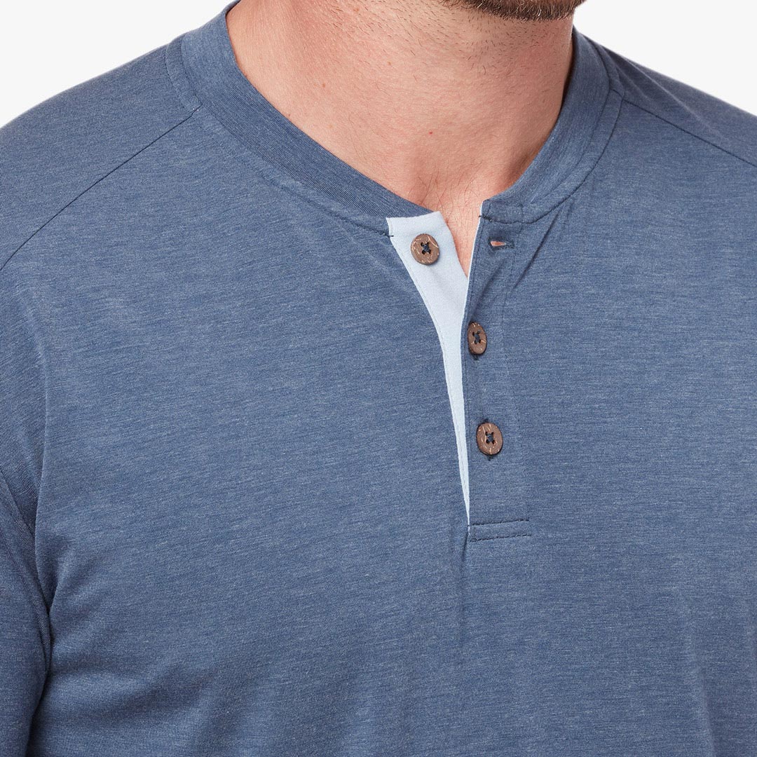  The SeaBreeze Henley | Dark Denim