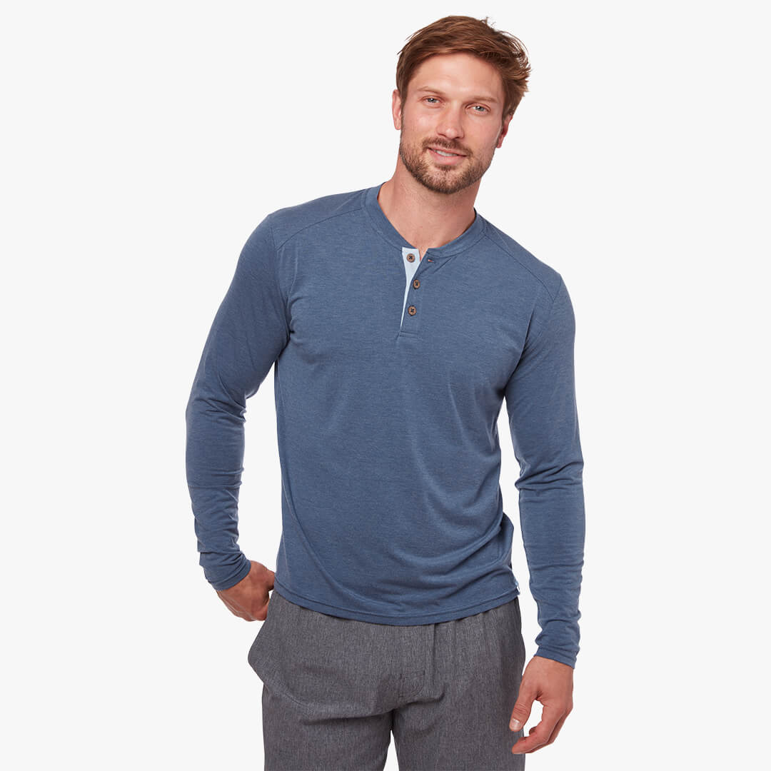  The SeaBreeze Henley | Dark Denim