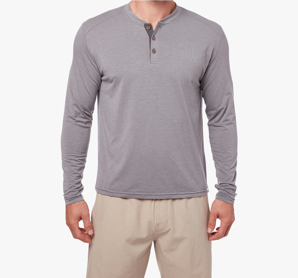  The SeaBreeze Henley | Grey