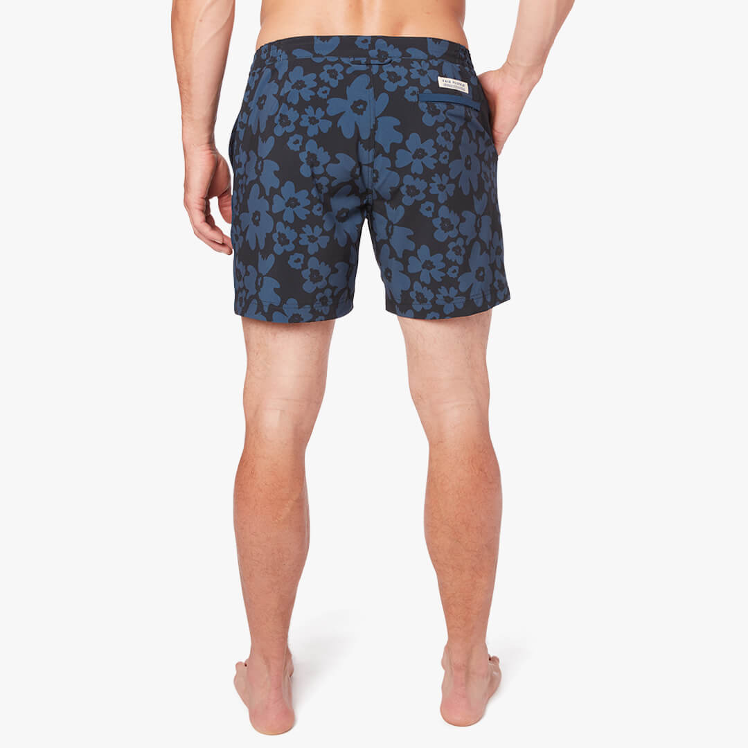  The Sextant Trunk | Navy Floral