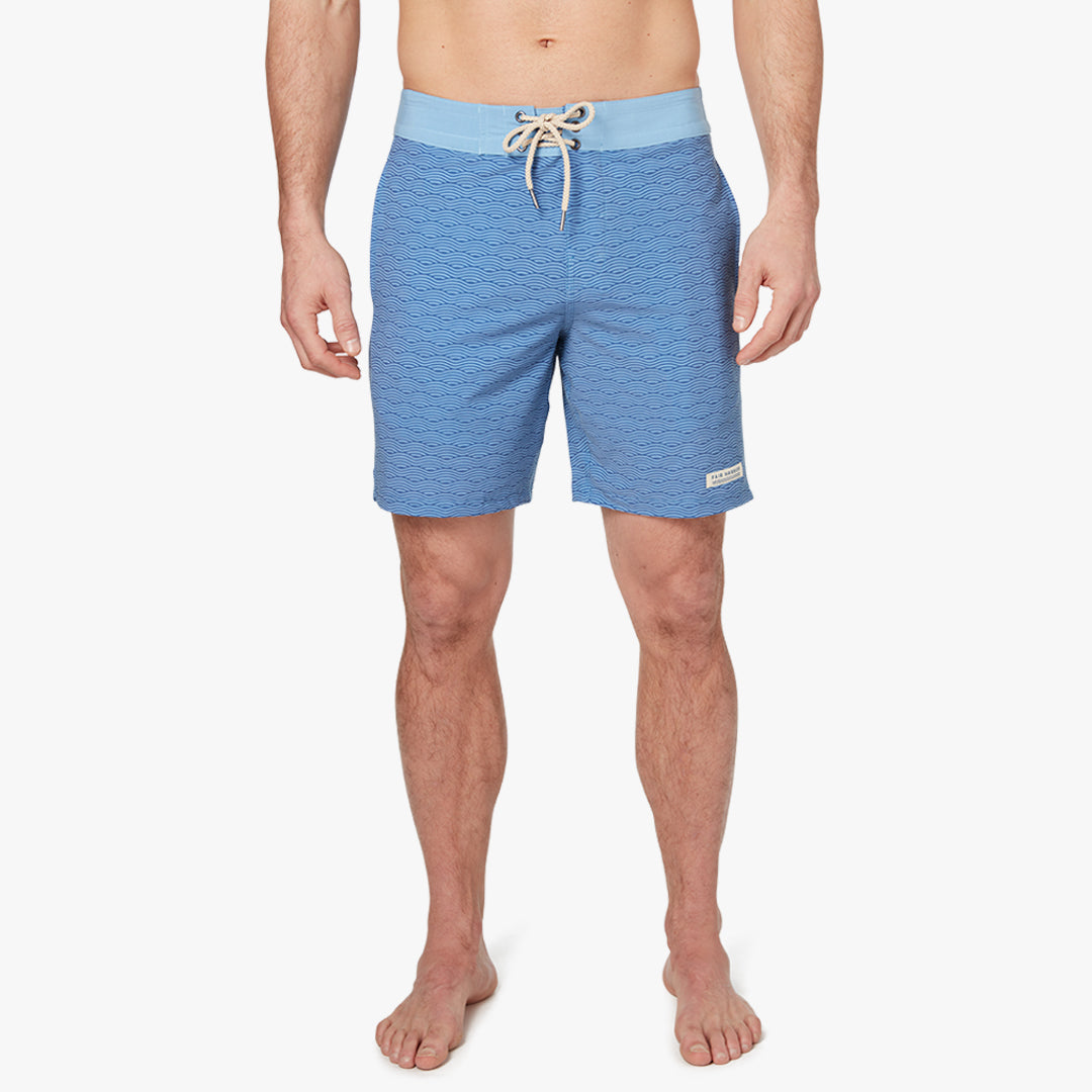  The Nautilus Boardshort | Blue Waves
