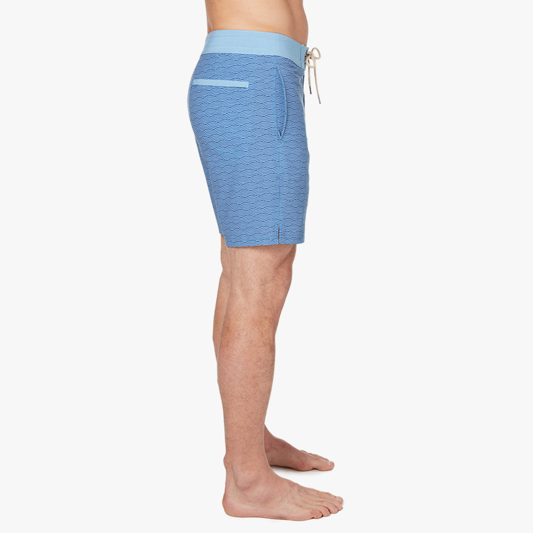  The Nautilus Boardshort | Blue Waves
