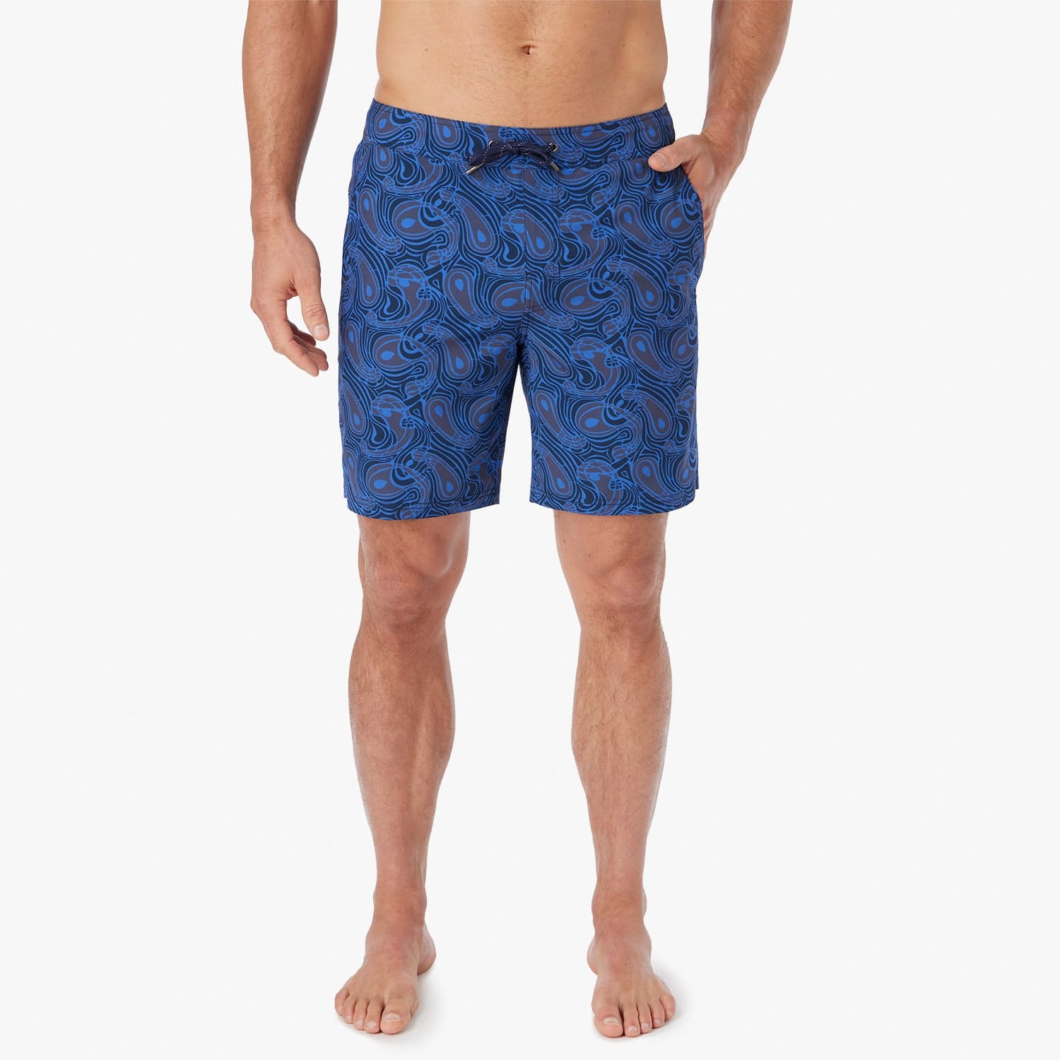  The Ozone | Navy Ocean Paisley