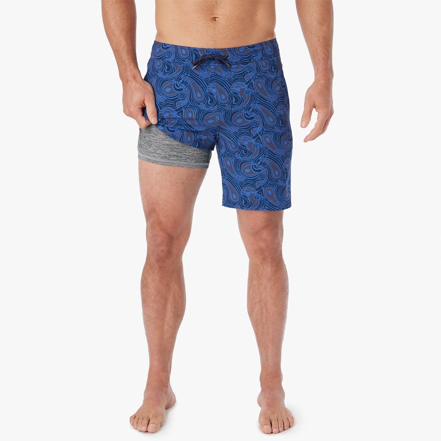 The Ozone | Navy Ocean Paisley