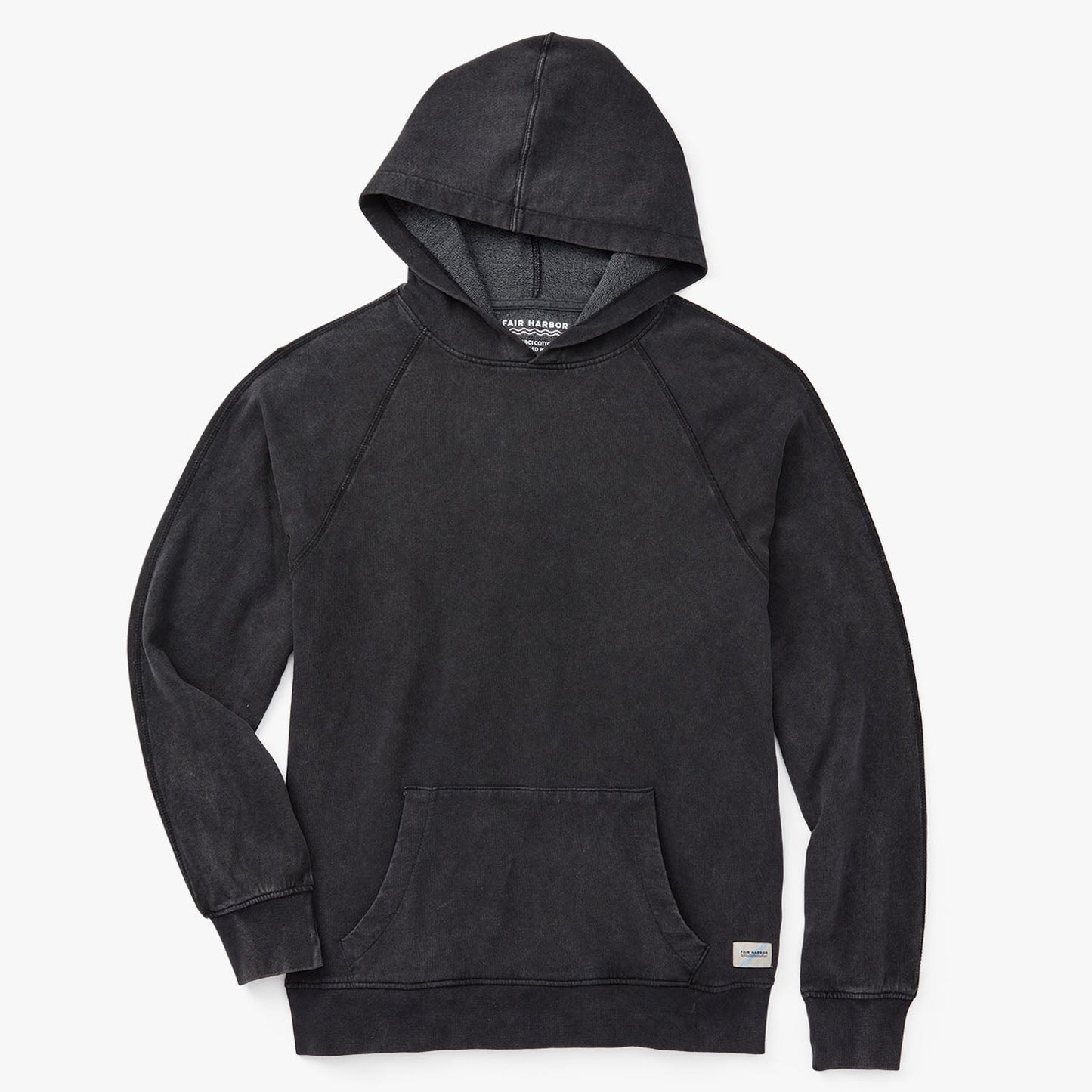 The Vintage-Wash Saltaire Hoodie | Black