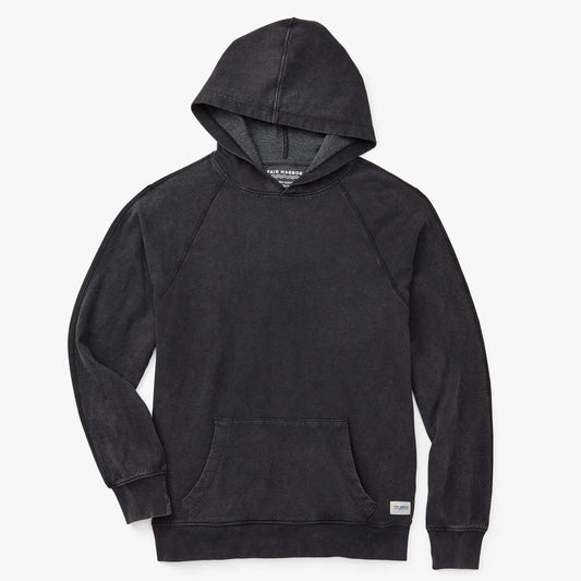  The Vintage-Wash Saltaire Hoodie | Black