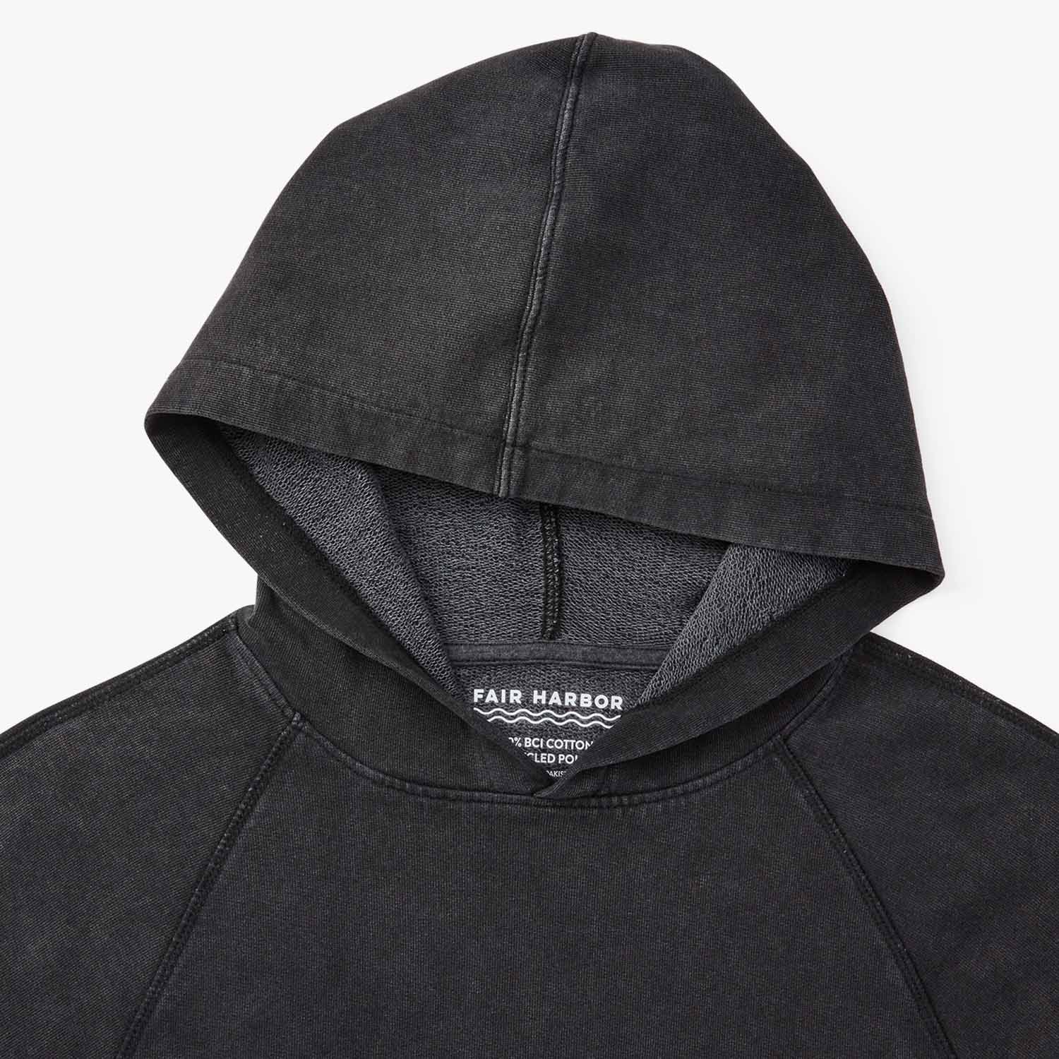  The Vintage-Wash Saltaire Hoodie | Black