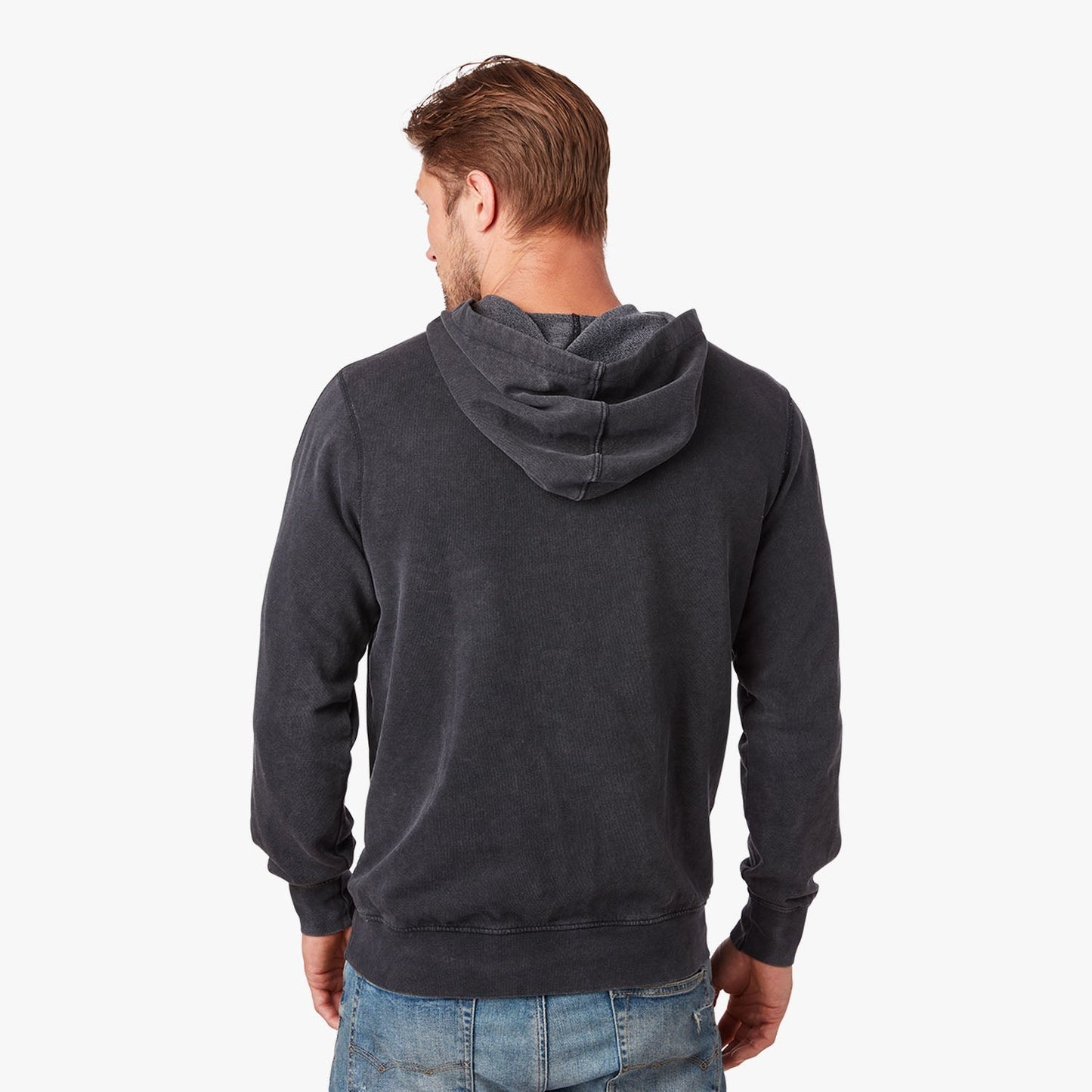  The Vintage-Wash Saltaire Hoodie | Black