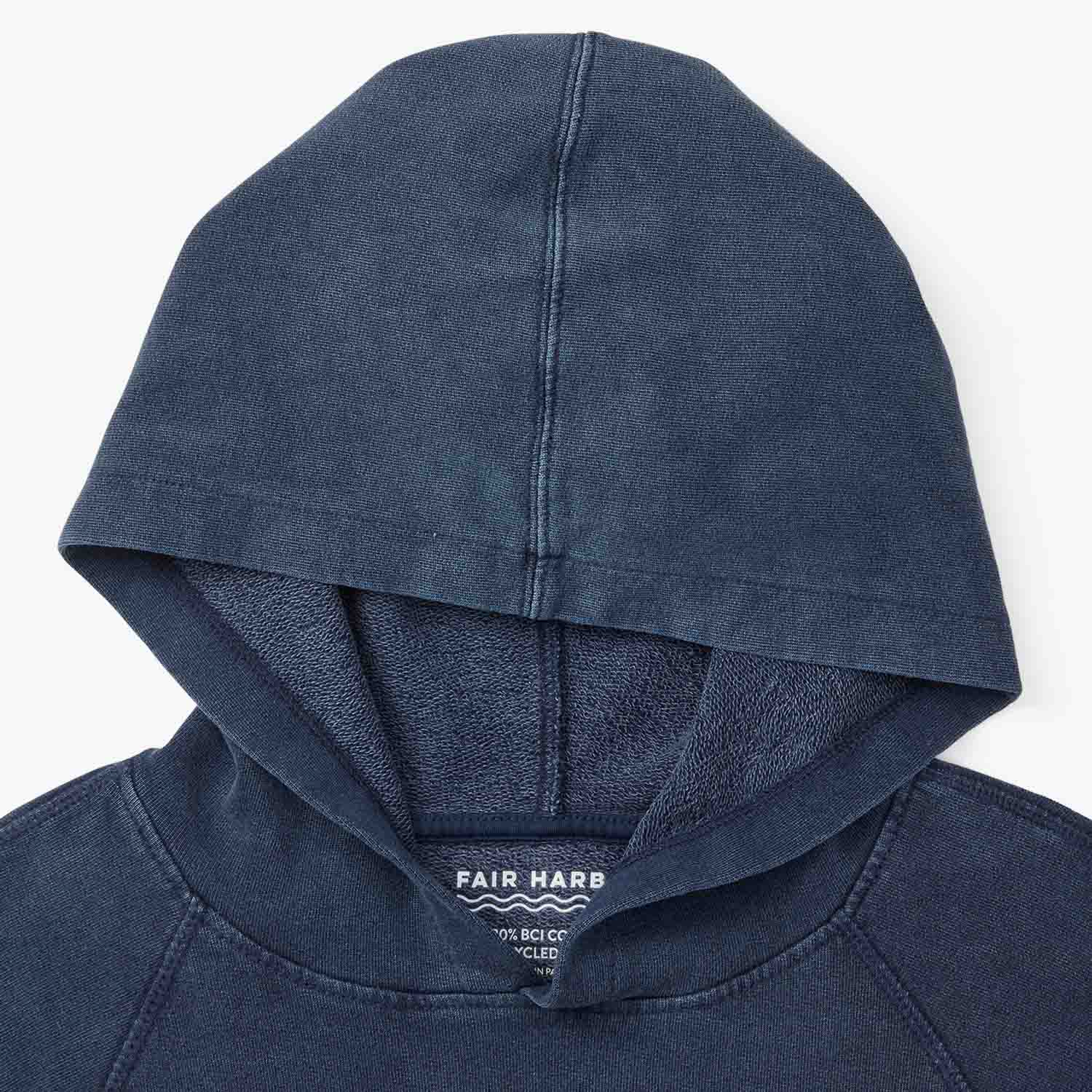  The Vintage-Wash Saltaire Hoodie | Navy