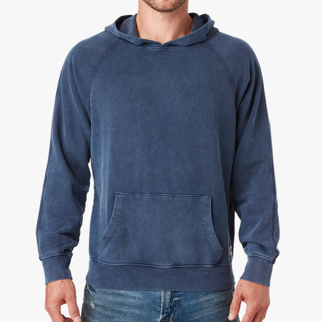  The Vintage-Wash Saltaire Hoodie | Navy