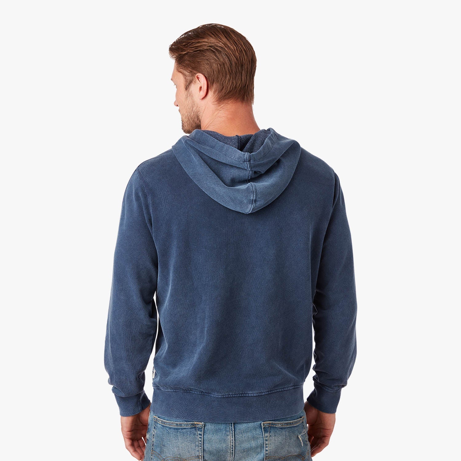  The Vintage-Wash Saltaire Hoodie | Navy