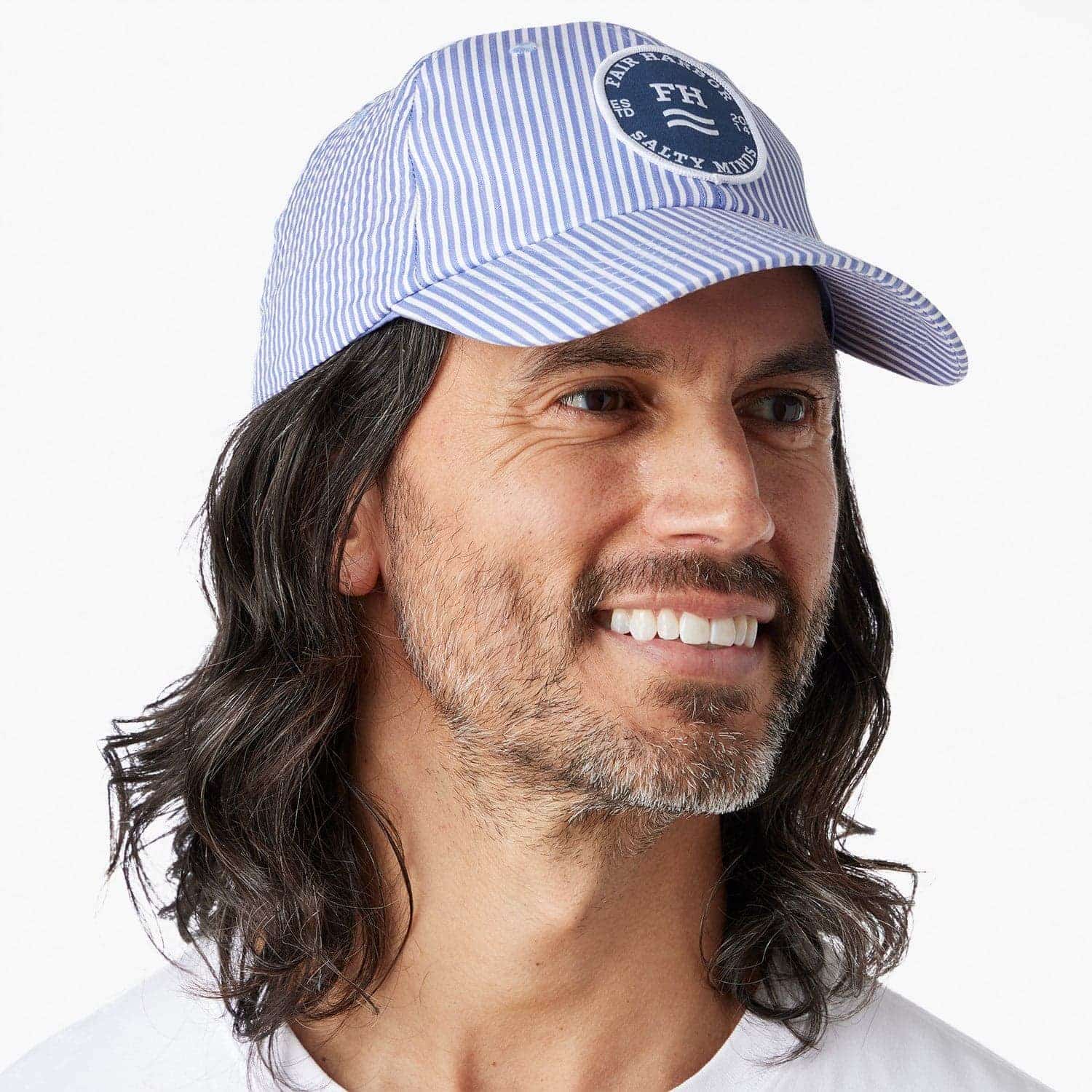  The Shoreline Classic Hat | Light Blue Seersucker