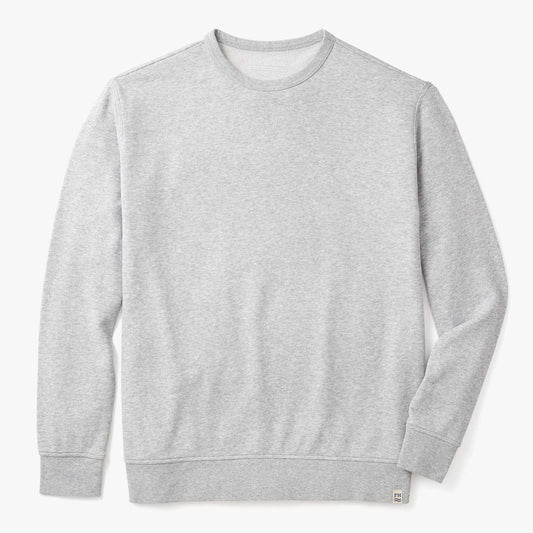  The Vintage-Wash Saltaire Crewneck | Heather Grey