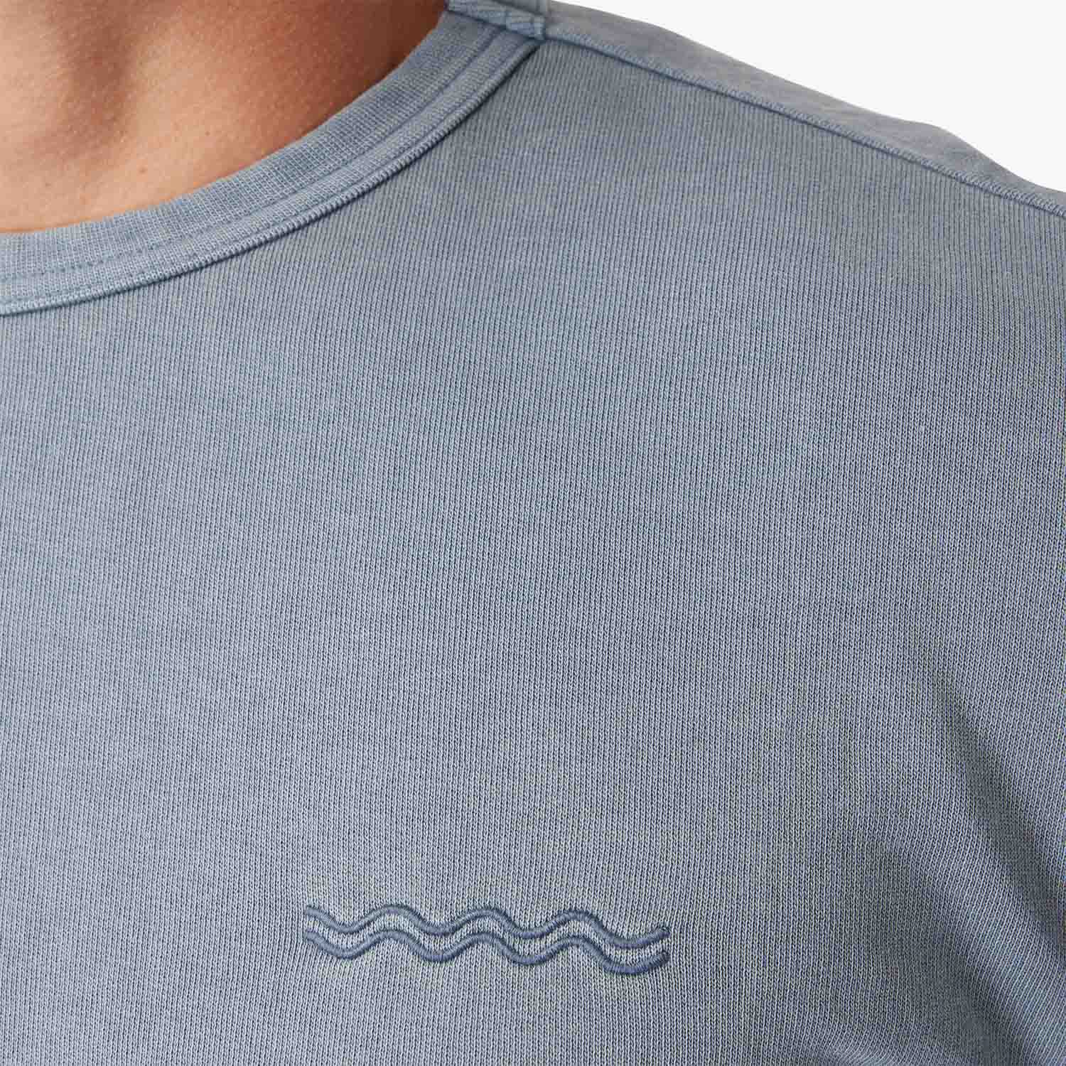  The Vintage-Wash Saltaire Crewneck | Slate