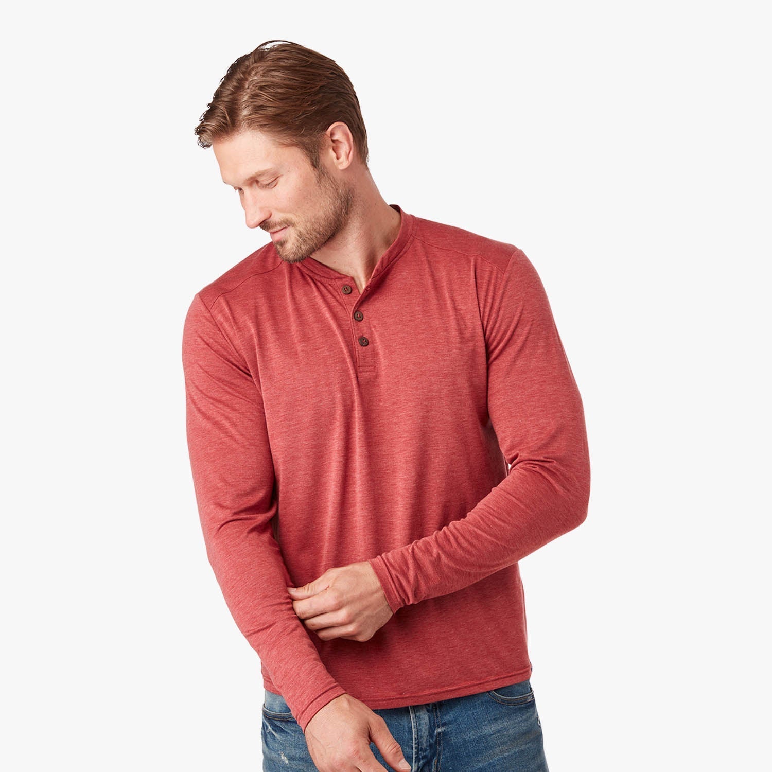 The SeaBreeze Henley | Washed Red