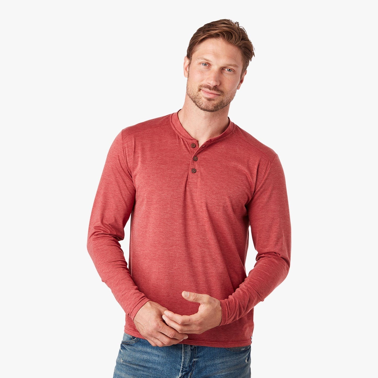  The SeaBreeze Henley | Washed Red