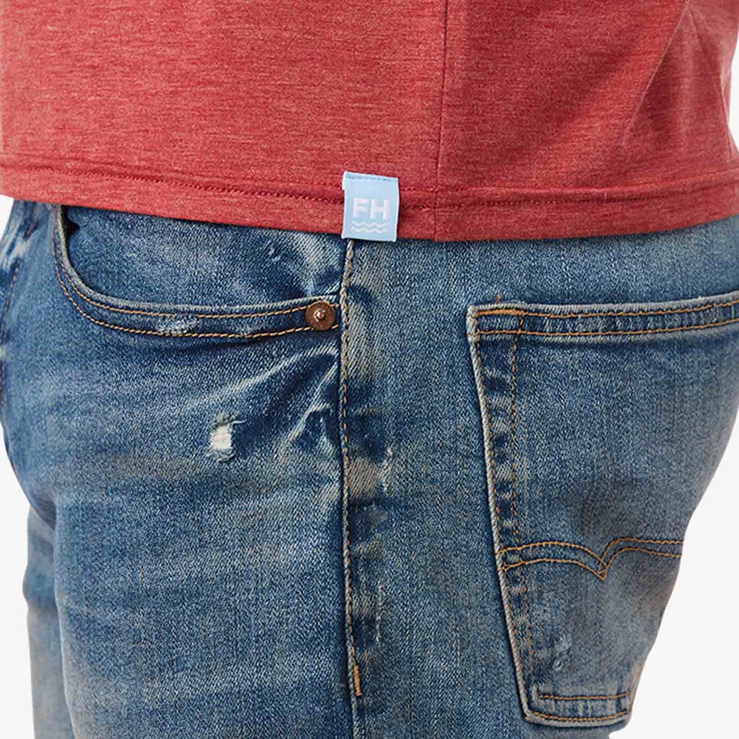 The SeaBreeze Henley | Washed Red