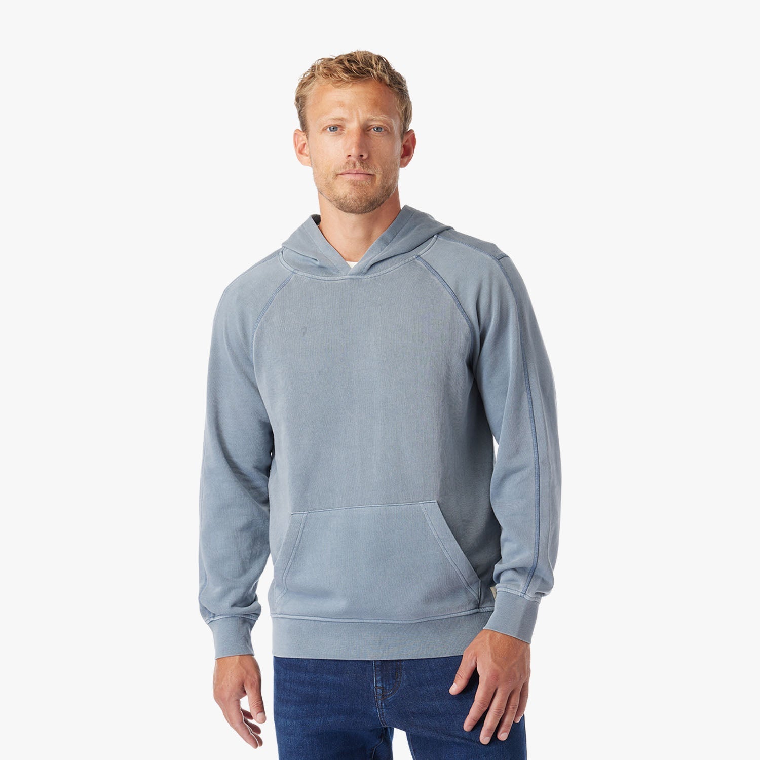  The Vintage-Wash Saltaire Hoodie | Slate