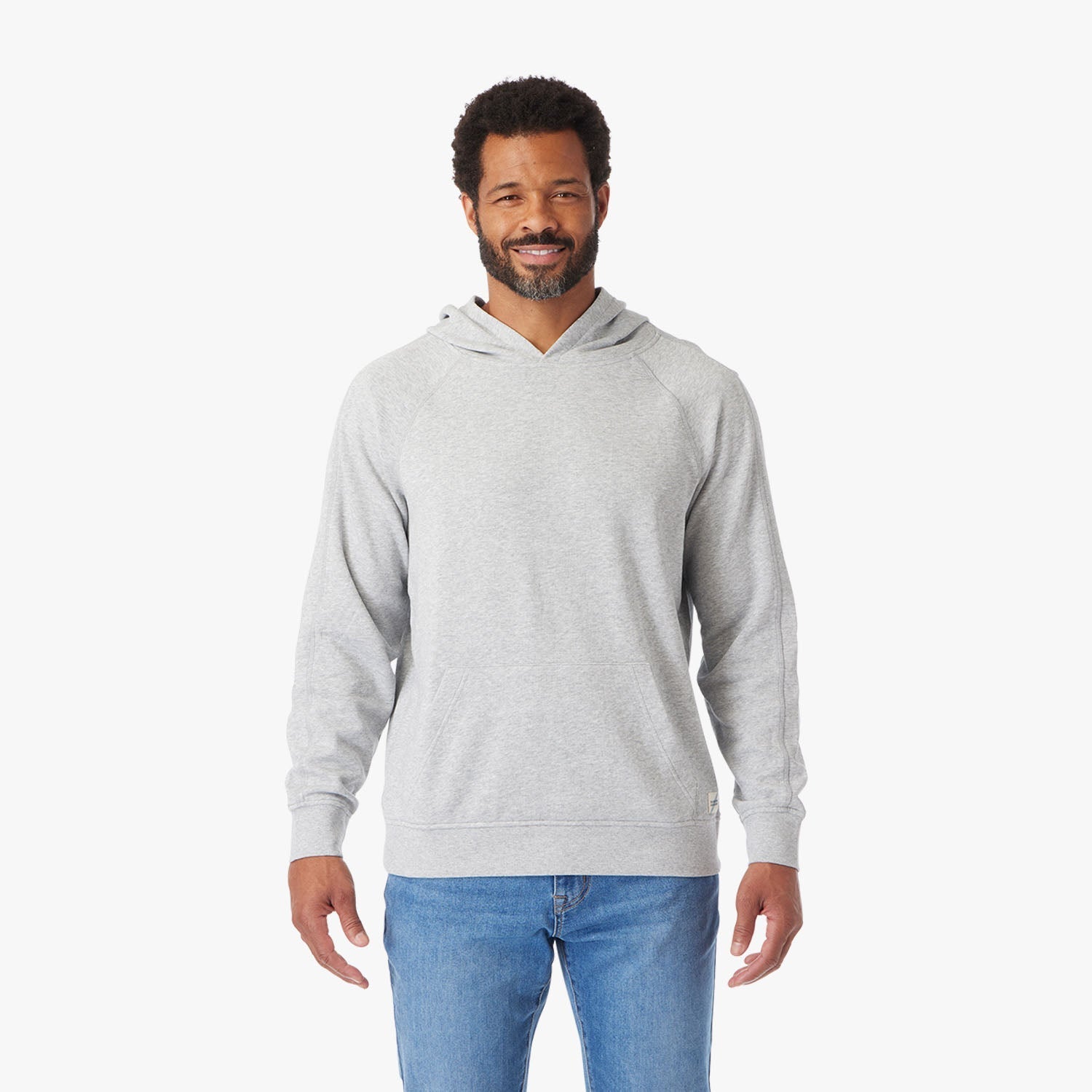 The Vintage-Wash Saltaire Hoodie | Heather Grey