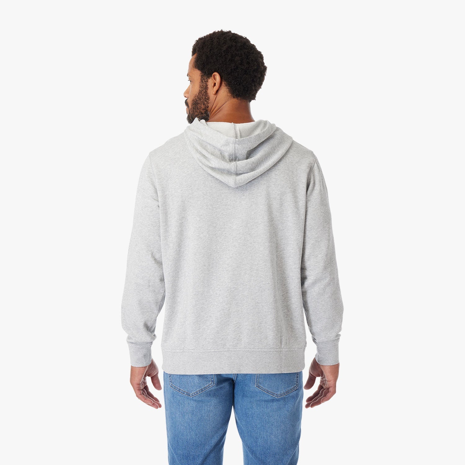  The Vintage-Wash Saltaire Hoodie | Heather Grey
