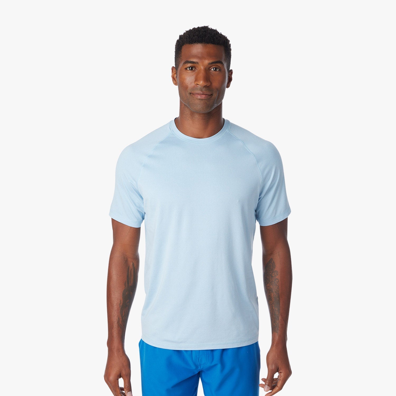  The BreezeKnit™ Tee | Light Blue