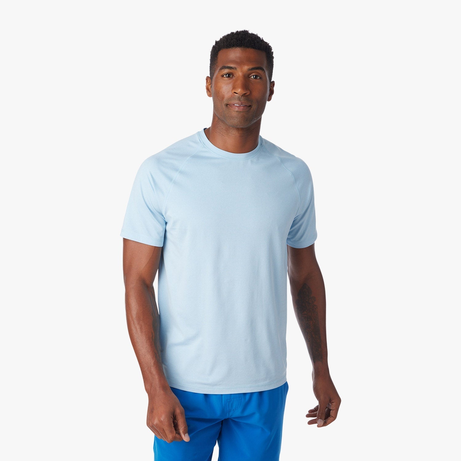  The BreezeKnit™ Tee | Light Blue