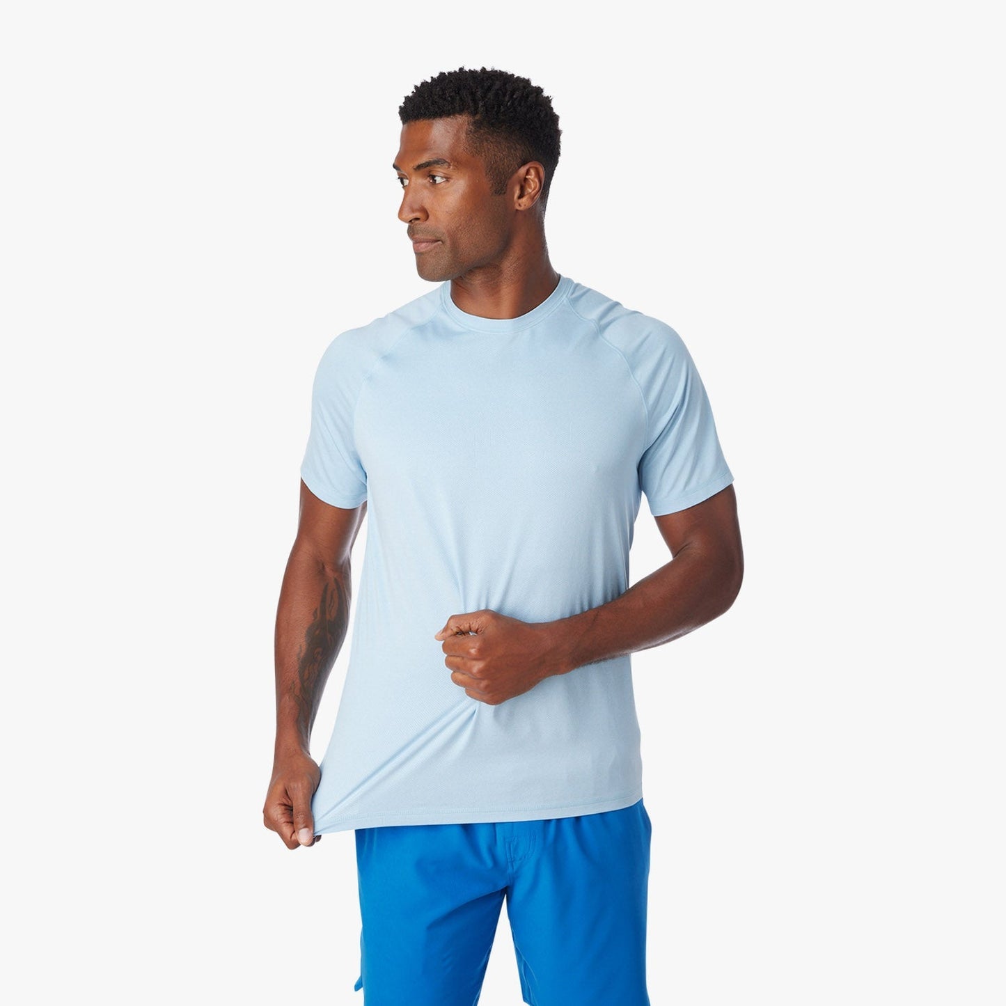  The BreezeKnit™ Tee | Light Blue