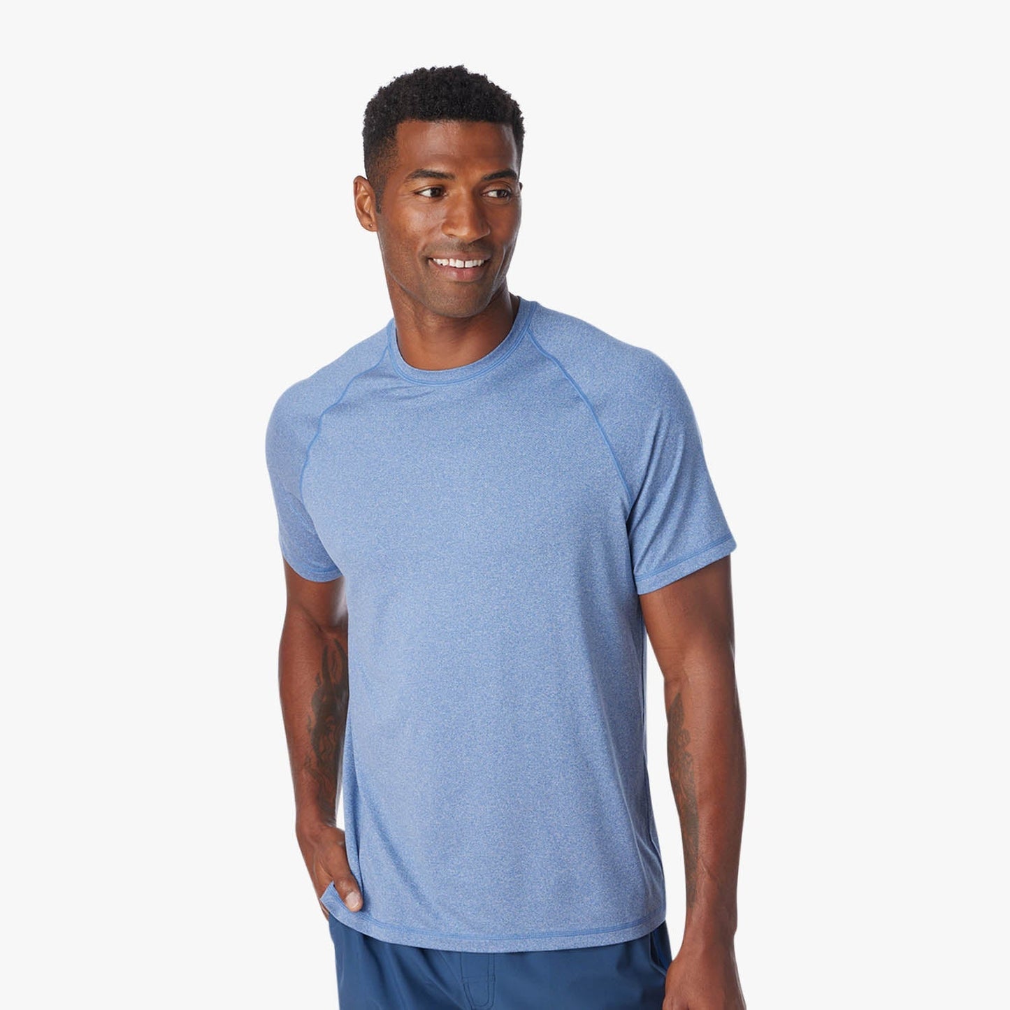  The BreezeKnit™ Tee | Light Blue