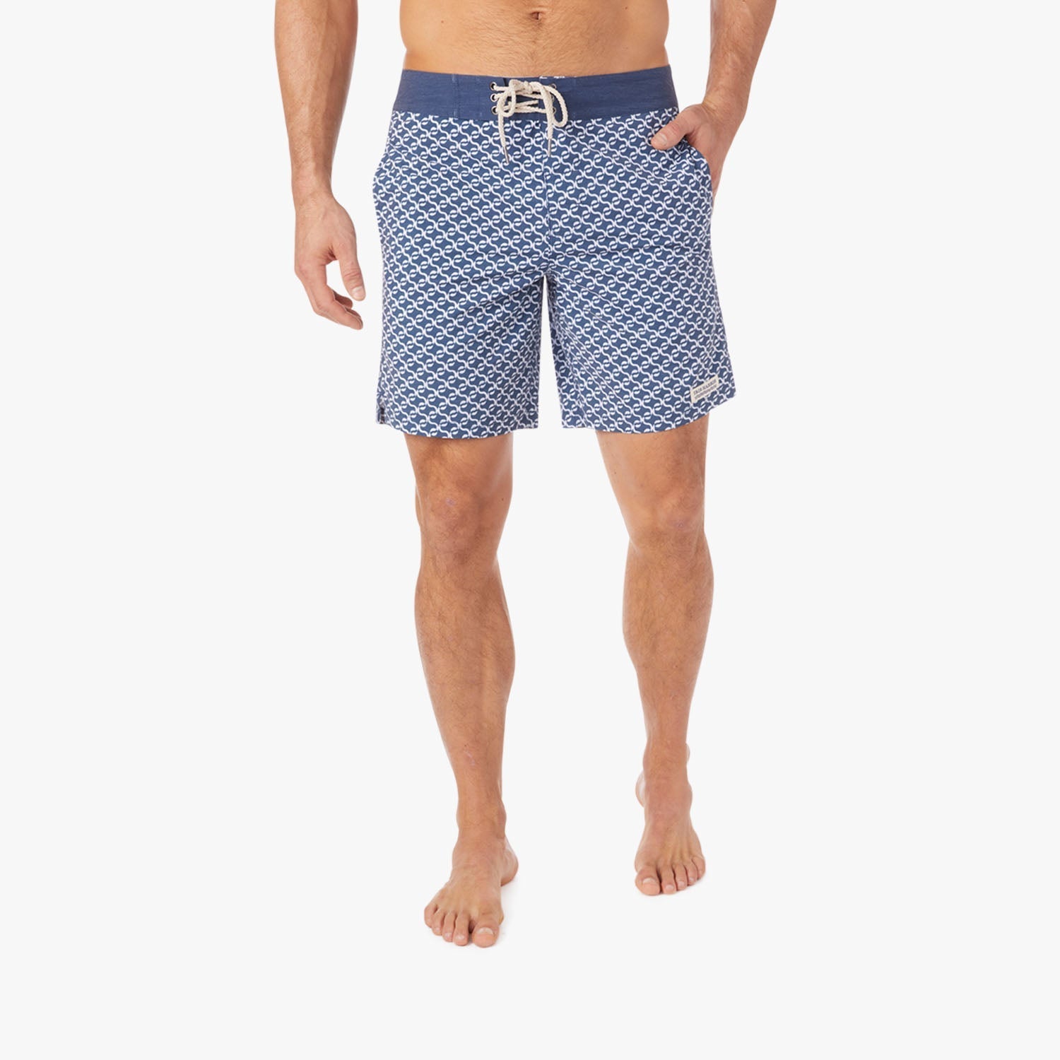  The Nautilus Boardshort | Navy Geo