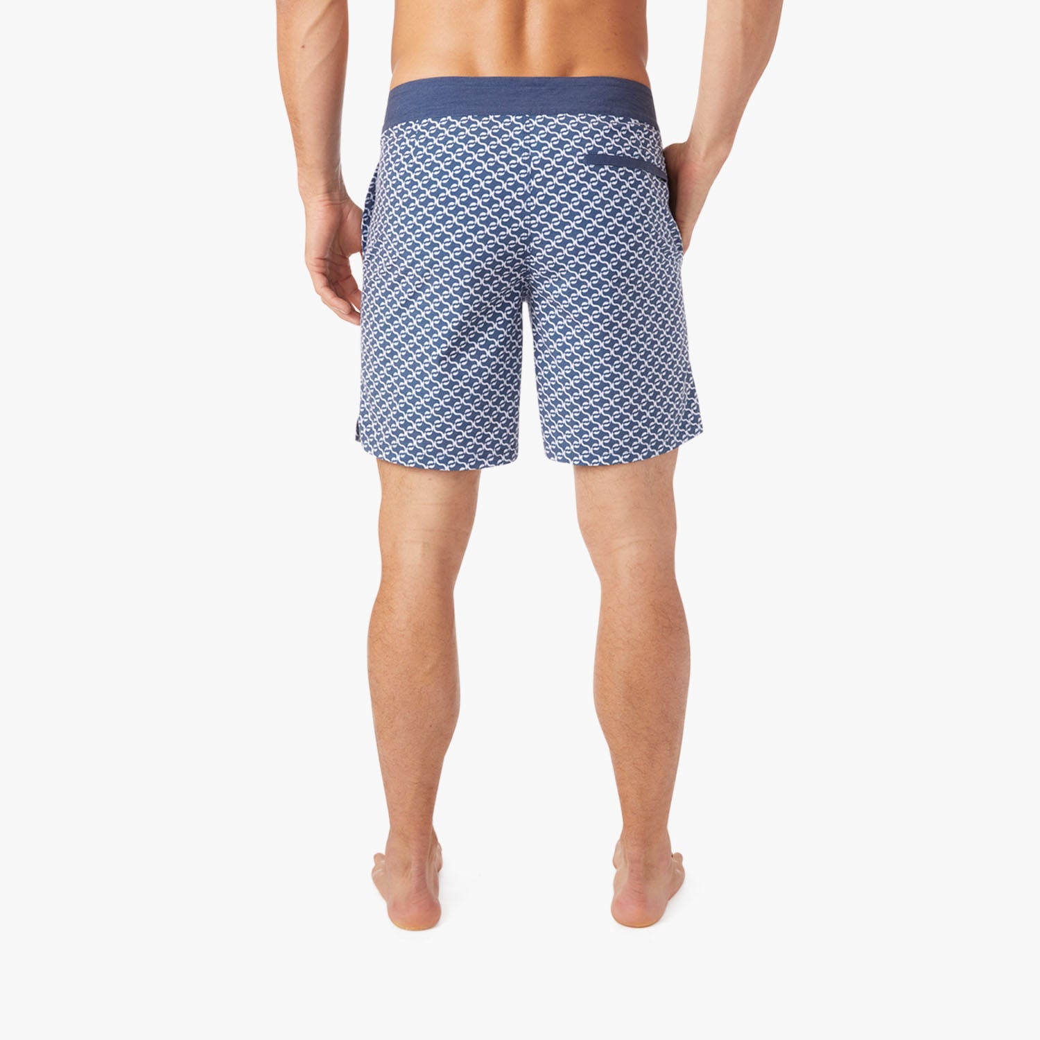  The Nautilus Boardshort | Navy Geo