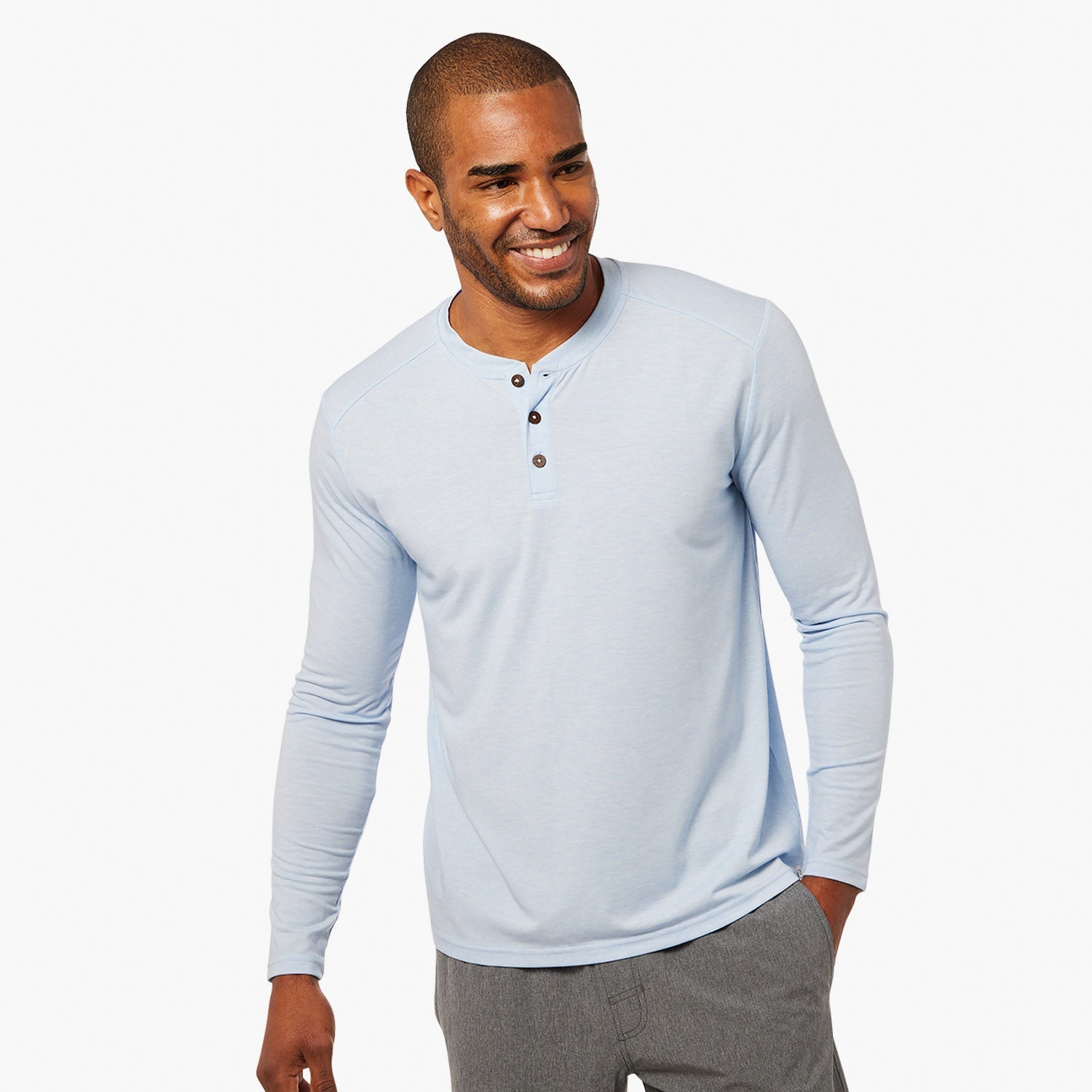  The SeaBreeze Henley | Blue Glow