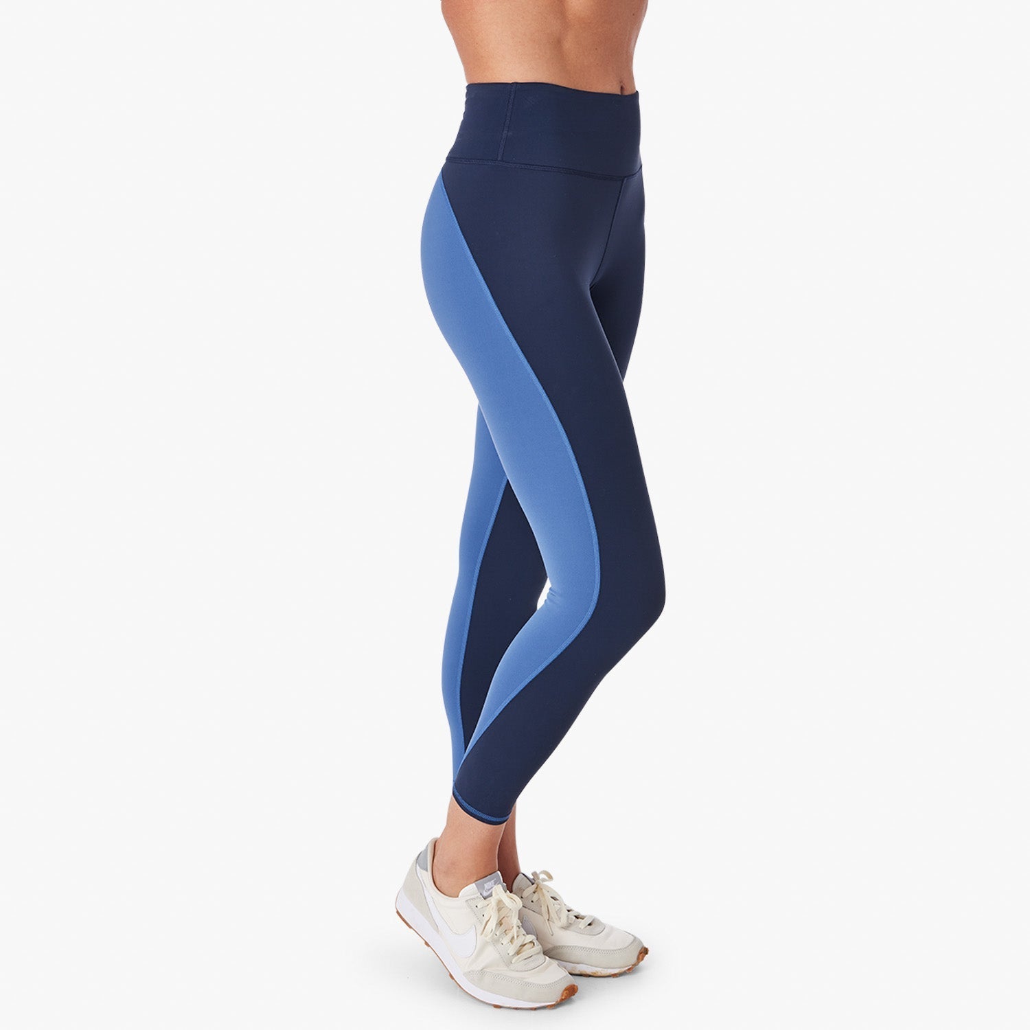  The Bayview Legging | Navy Colorblock