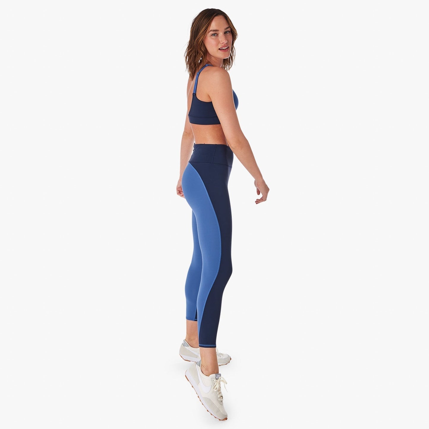  The Bayview Legging | Navy Colorblock