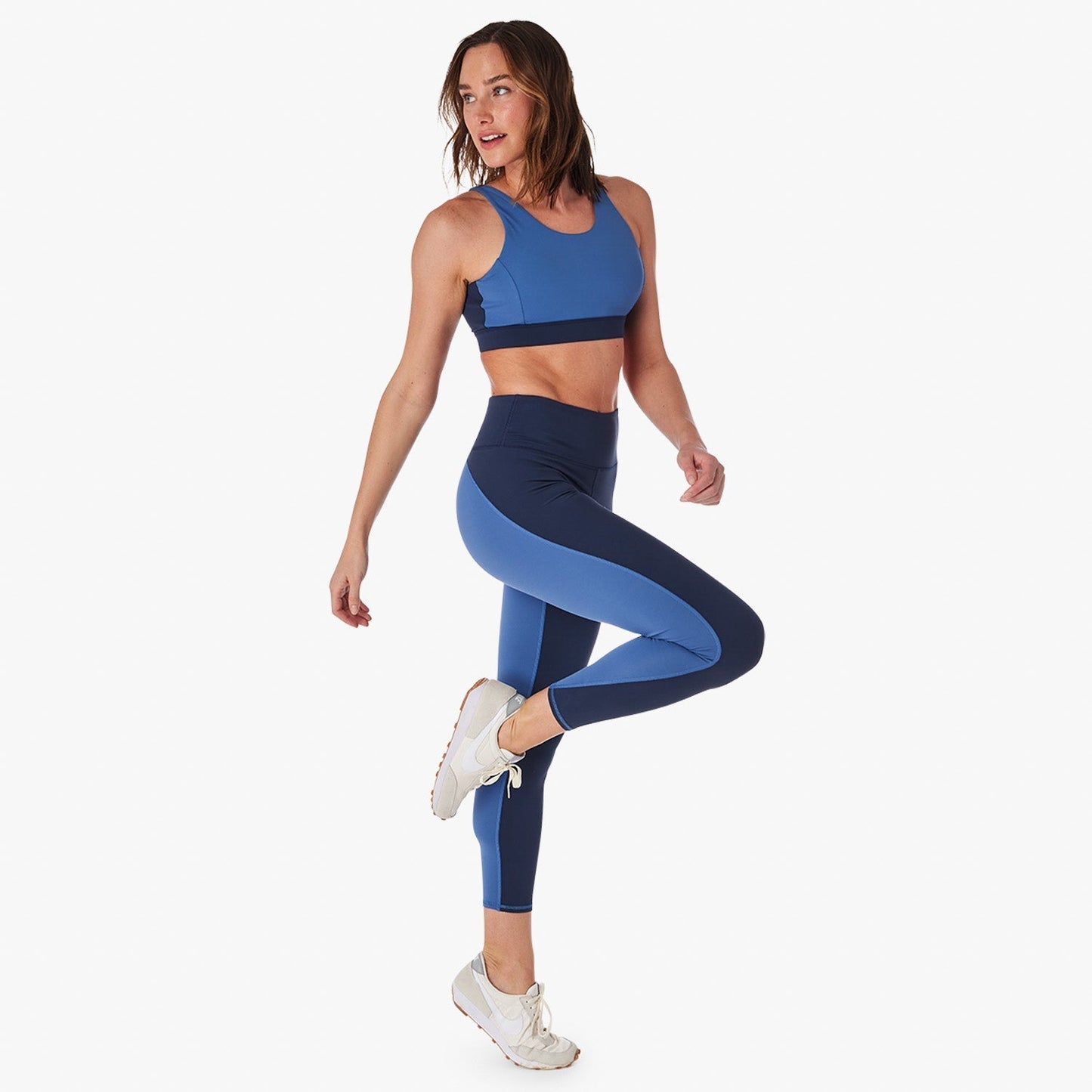 The Bayview Legging | Navy Colorblock