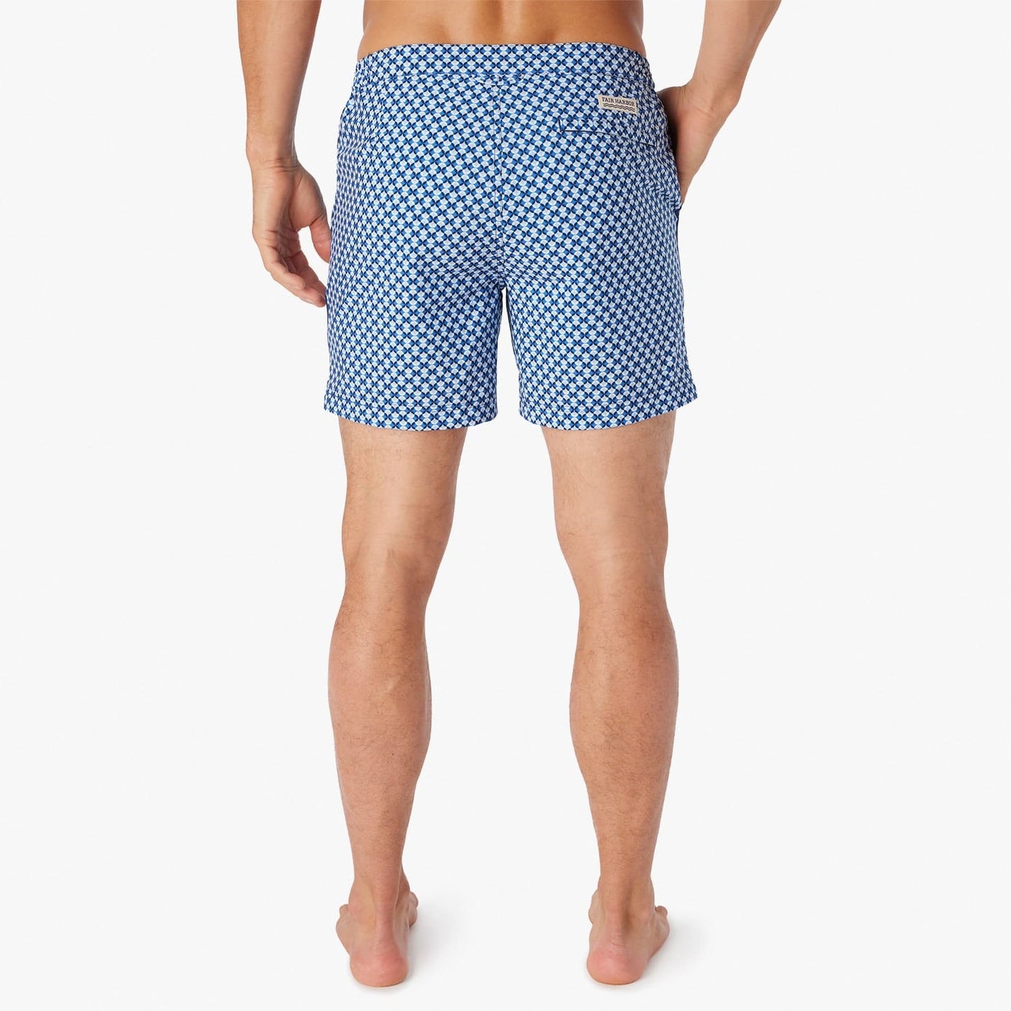  The Sextant Trunk | Sky Blue Retro Flower