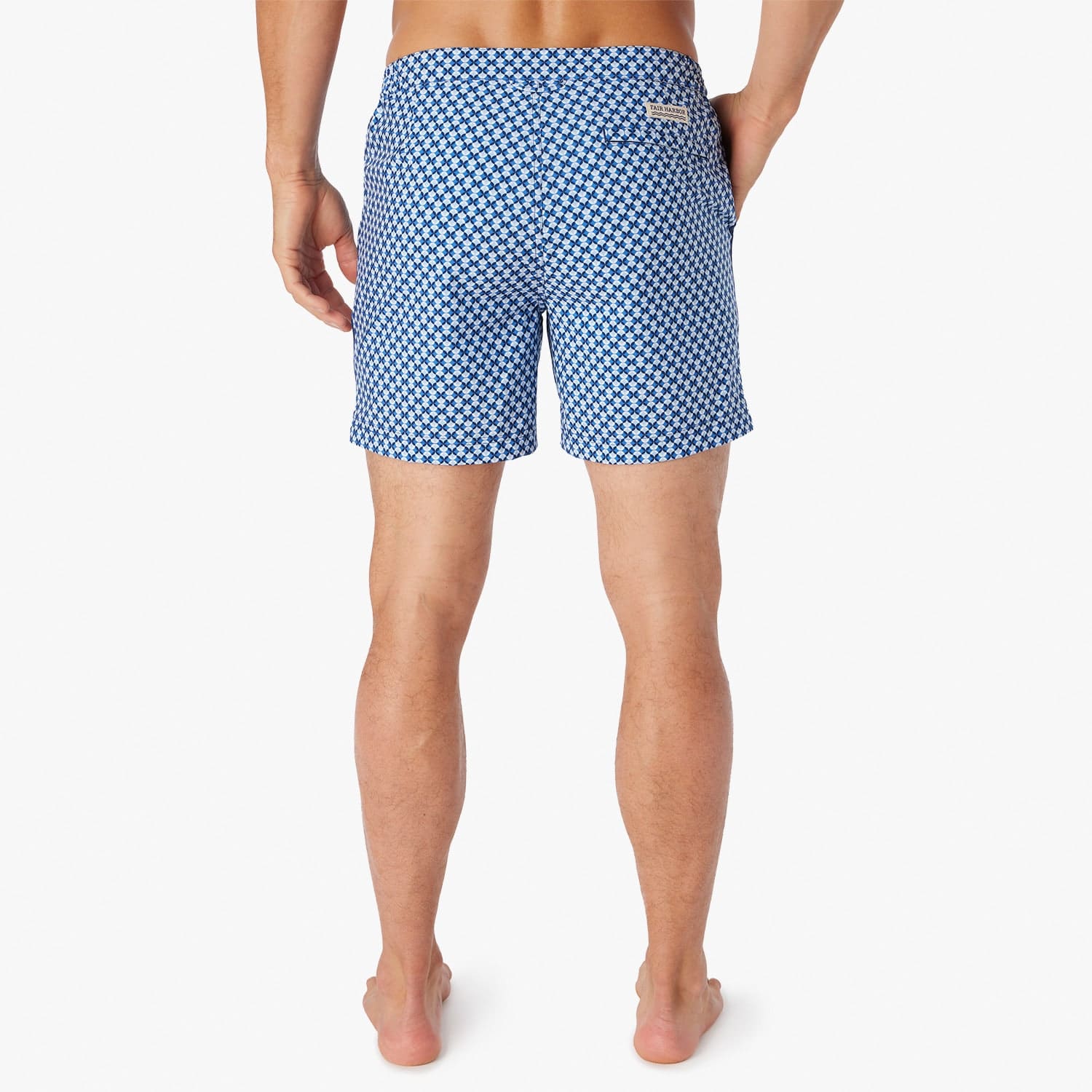  The Sextant Trunk | Sky Blue Retro Flower