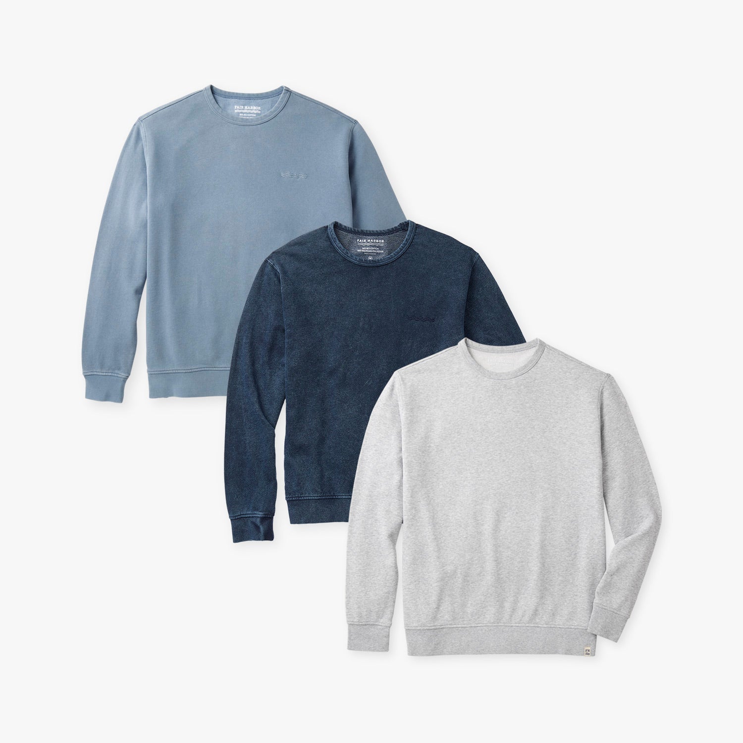  Saltaire Crewneck (3-Pack)