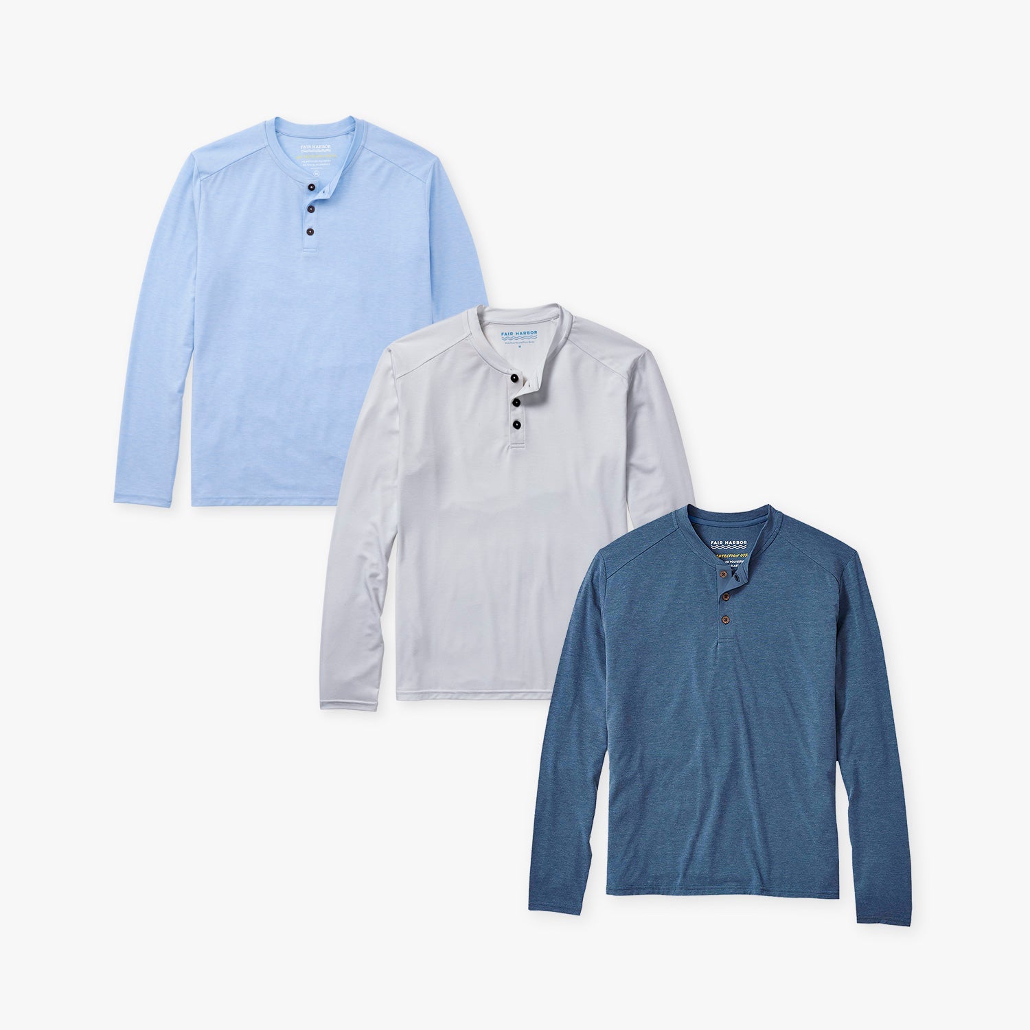  The SeaBreeze Henley (3-Pack)
