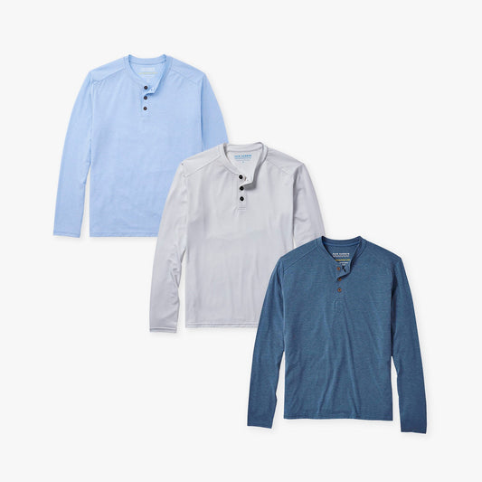  The SeaBreeze Henley (3-Pack)