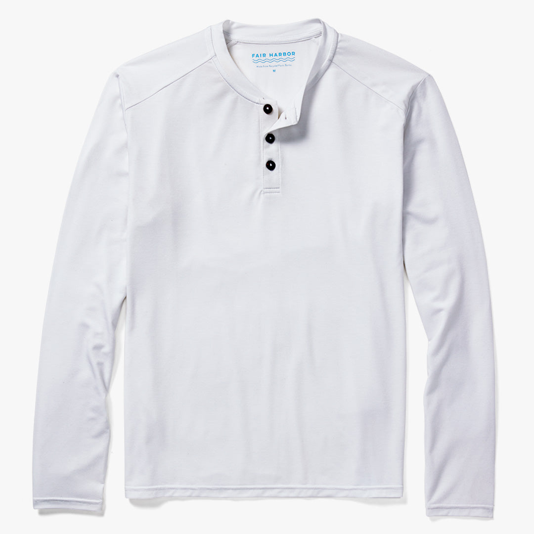  The SeaBreeze Henley | White
